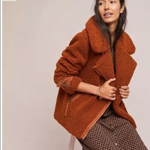 Marrakech Sherpa Jacket - Anthropologie….. Cozy warm jacket w stylish detailing.